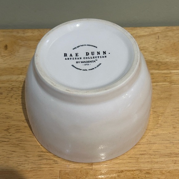 Rae Dunn Artisans Collection Ceramic ICE CREAM bowl. Brand New! - Picture 5 of 5